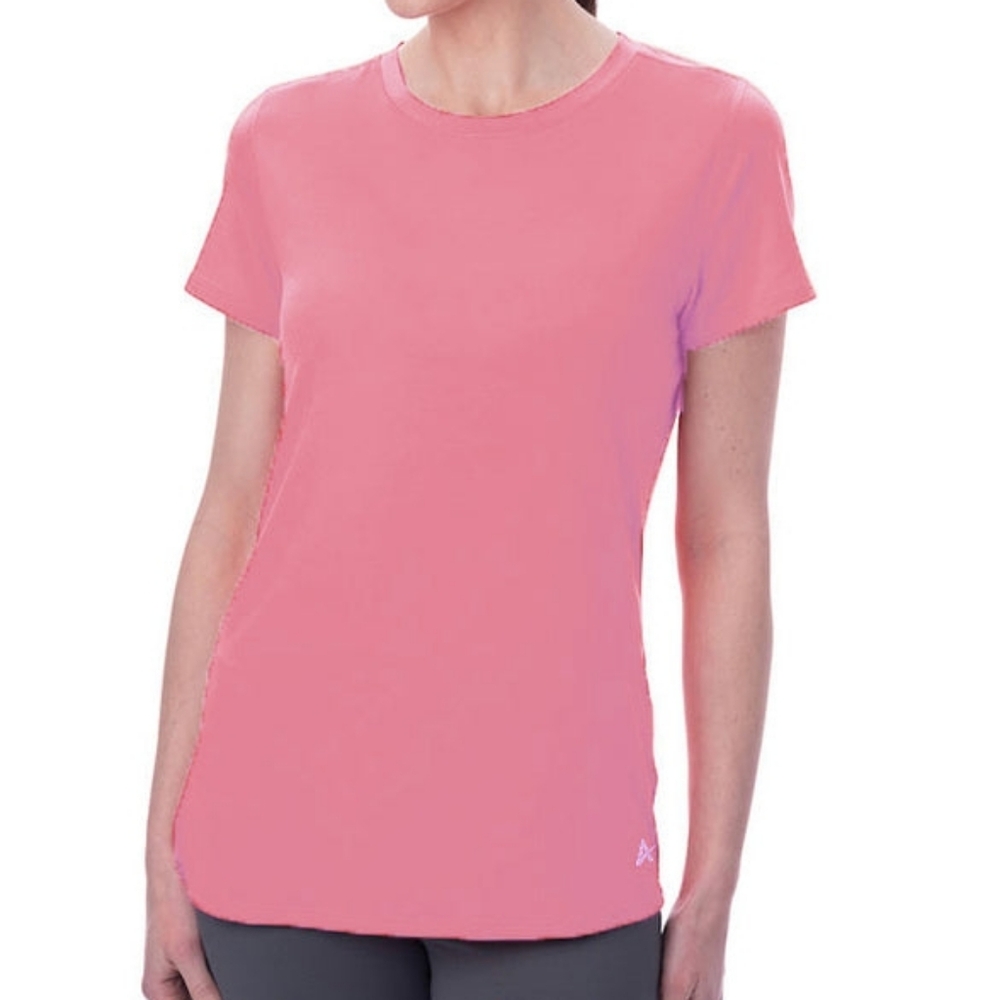 Women's Cooling Shirt crew neck t-shirt Pink NWT 2XL summer activewear ladies
